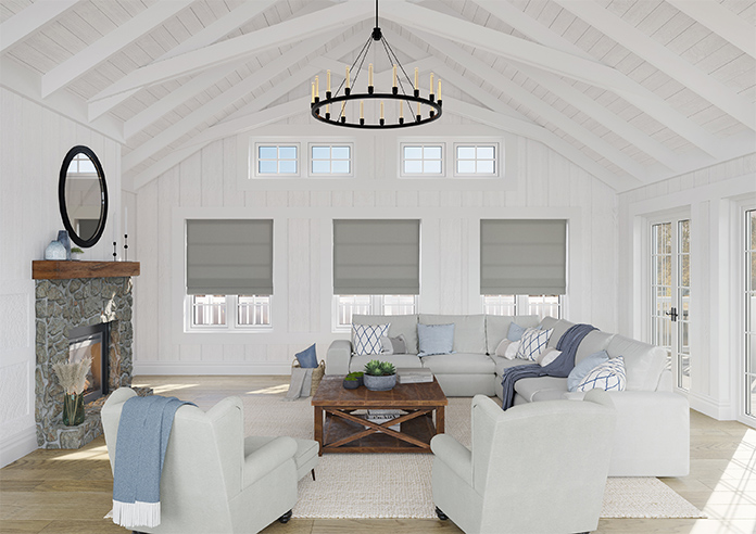 Sydney, Slate Grey - Twist&Fit Roman Blind - Image 9